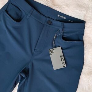 G/FORE Double Knit Stretch Cigarette Leg Golf Trouser – Navy – Size 4 – NWT